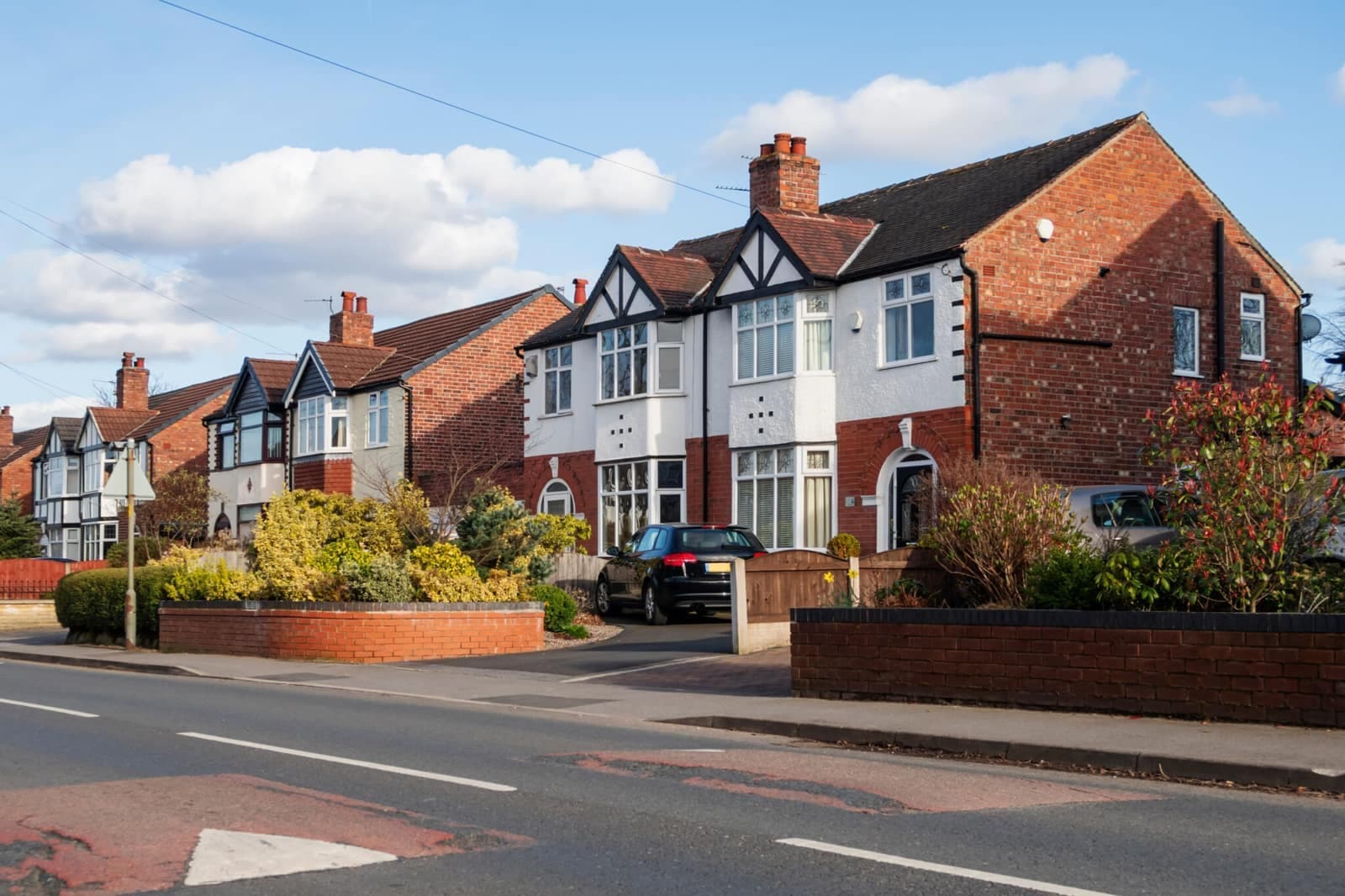 Semi detached houses in Manchester, United Kingdom
