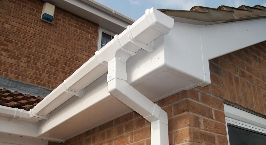 Soffits and fascia white replacement